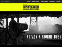 Tablet Screenshot of mistcannon.com
